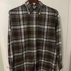 LACOSTE mens button down long sleeve shirt